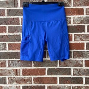 knix High-Waist Bike Shorts in Royal Blue